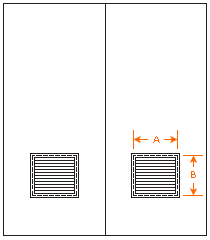 DOUBLE DOOR LOUVER CONFIGURATION